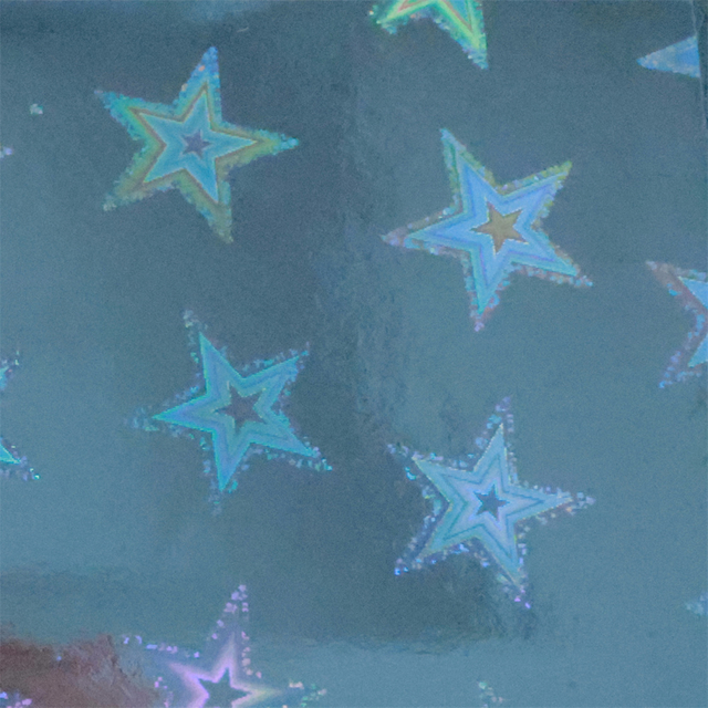 Holographic laser paper