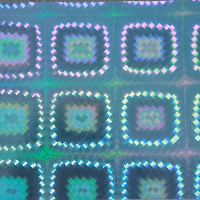 Holographic laser paper