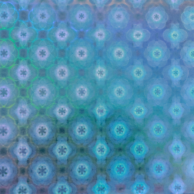 Holographic laser paper