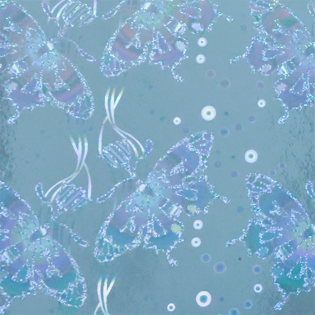 Holographic laser paper