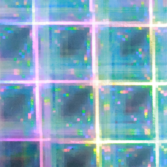 Holographic laser paper