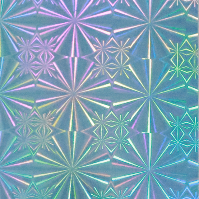 Holographic laser paper