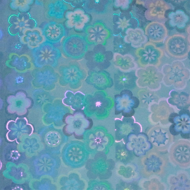 Holographic laser paper