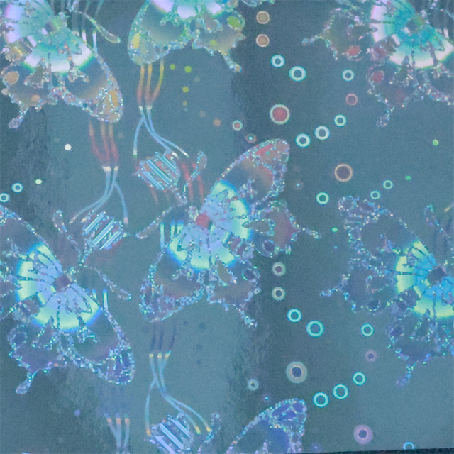 Holographic laser paper