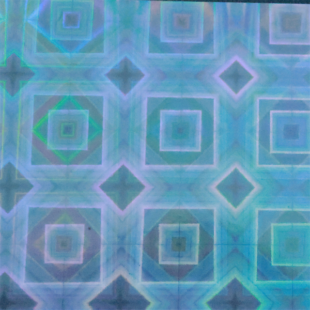 Holographic laser paper