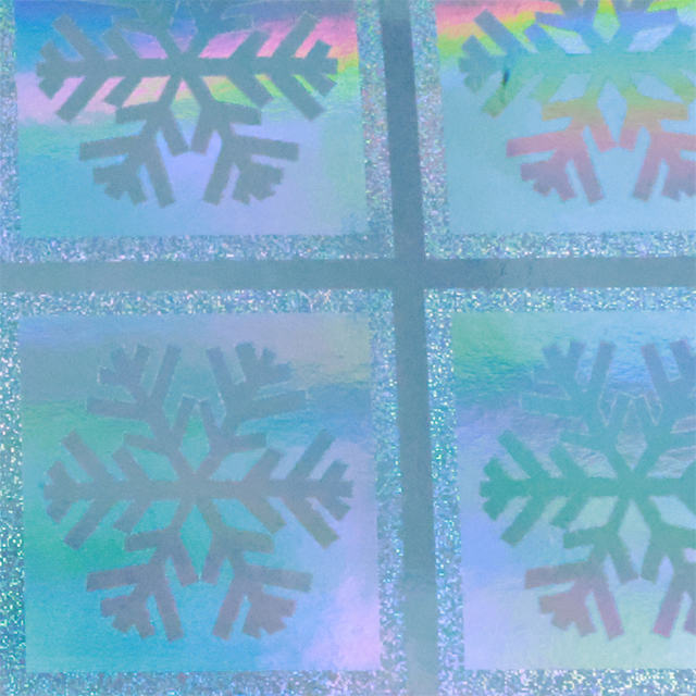 Holographic laser paper