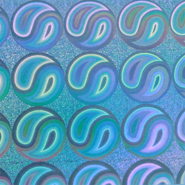 Holographic laser paper