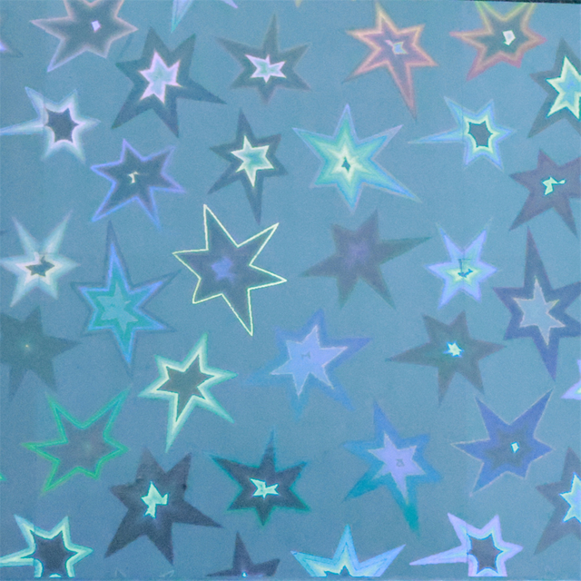 Holographic laser paper