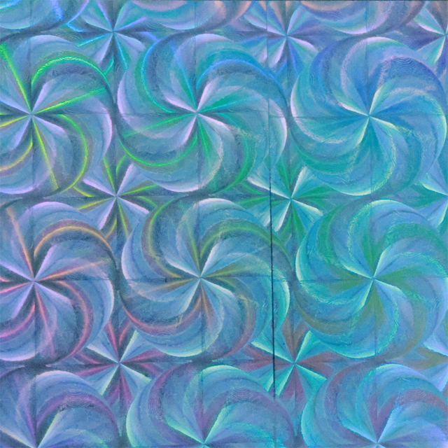 Holographic laser paper