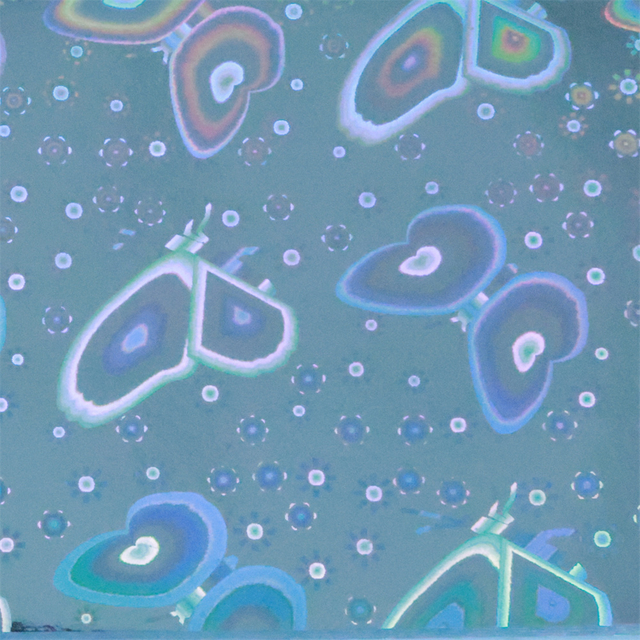 Holographic laser paper