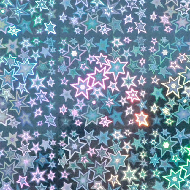 Holographic laser paper