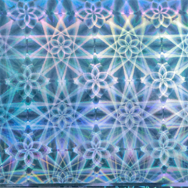 Holographic laser paper