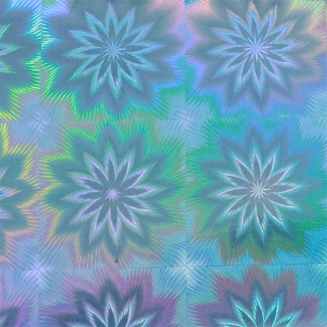 Holographic laser paper