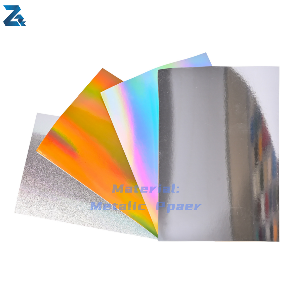 Metallic Laser Cardstock Video | Holographic Rainbow Paper | Zeren Paper